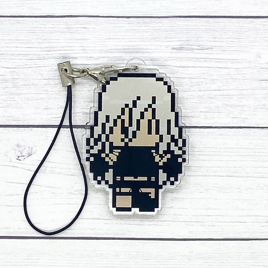 No. 2 Type A Pixel Art Acrylic Charm