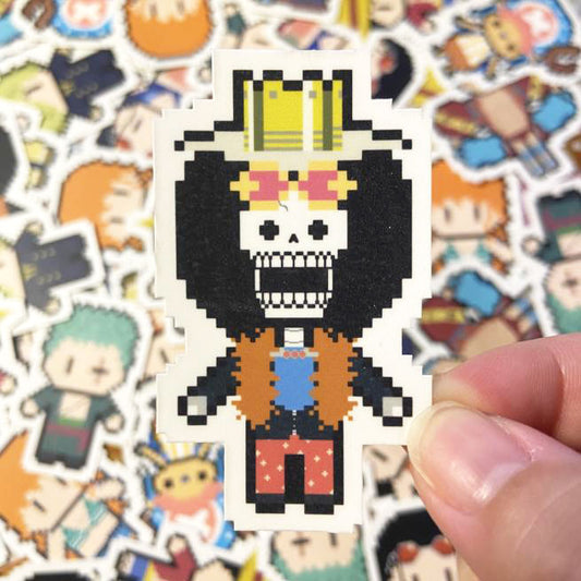 Soul King Pirate Vinyl Sticker (2") Ollybits Pixel Art