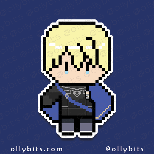 The Tempest King Vinyl Sticker (2") Ollybits Pixel Art