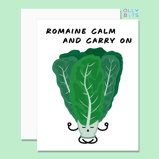 Romaine Calm Greeting Card