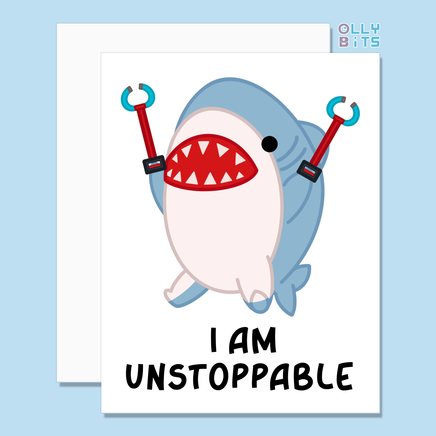 I AM UNSTOPPABLE Greeting Card